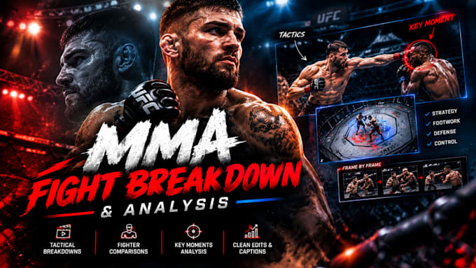 edit MMA fight breakdown and analysis video