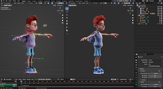 3d model rigging 3d character rig weight paint blendshape,facial rigging, iclone