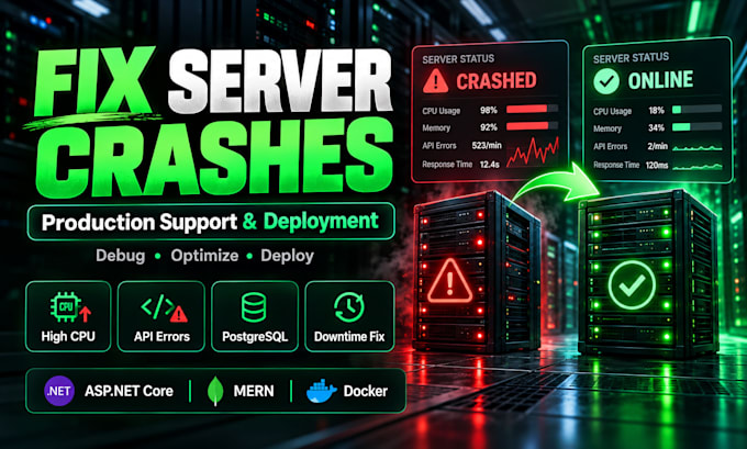 fix production server crashes, high cpu and API errors