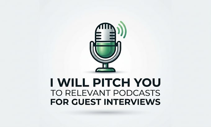 pitch you to relevant podcasts for guest interviews