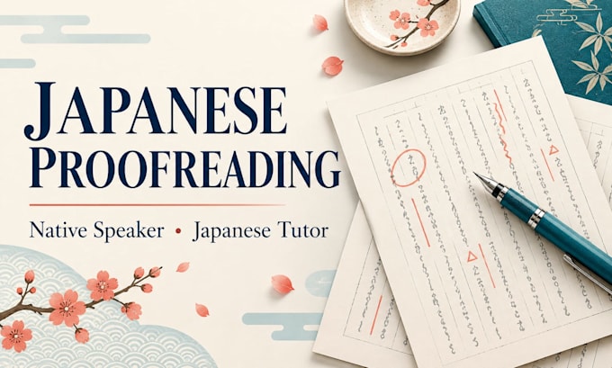 proofread and edit your japanese text to sound natural