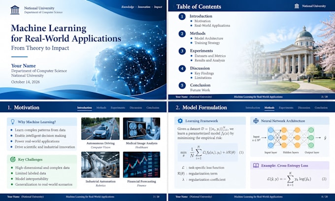 create professional latex presentations with source code
