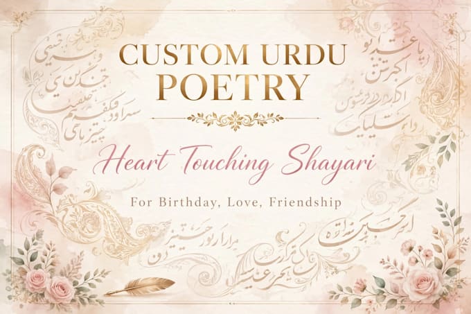write custom poetry and greeting