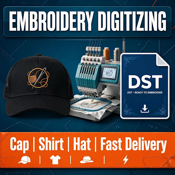 embroidery logo digitizing service