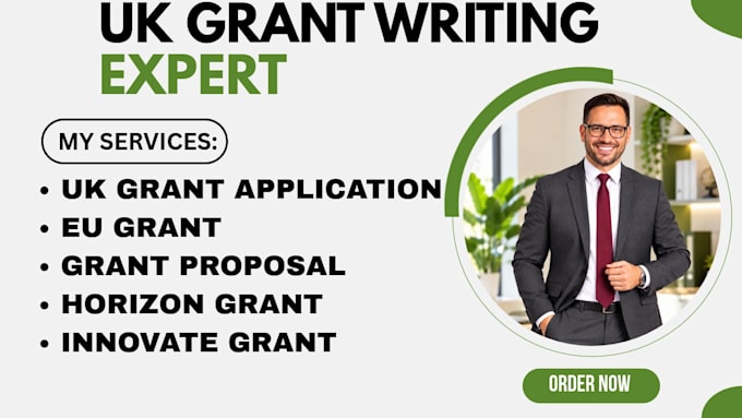 write a UK grant application, innovate funding, eu horizon, grant proposal