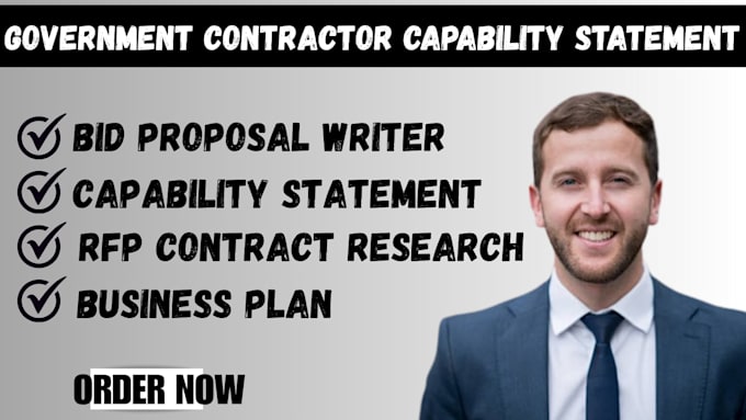 write  professional government contract capability statement