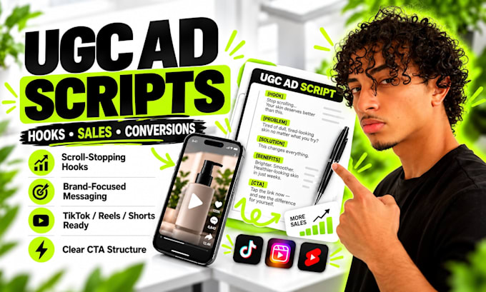 write engaging ugc ad scripts for tiktok and instagram