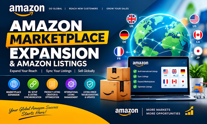 expand your amazon marketplace and amazon listings