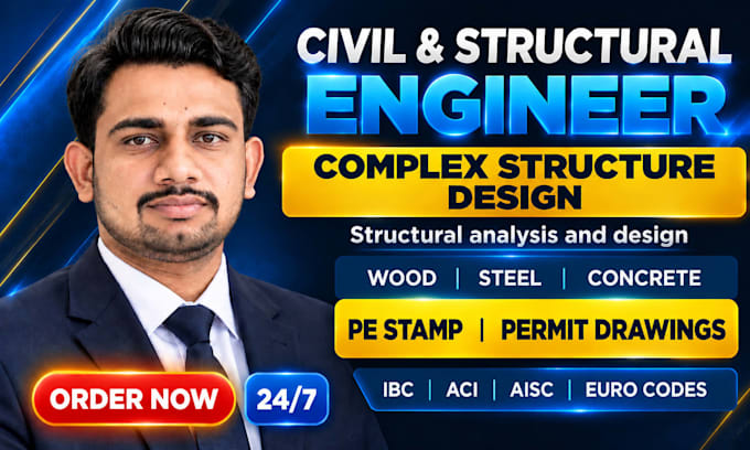 do complex structure design and civil engineering projects