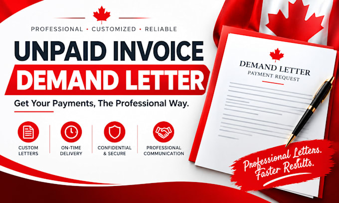 draft a professional unpaid invoice demand letter