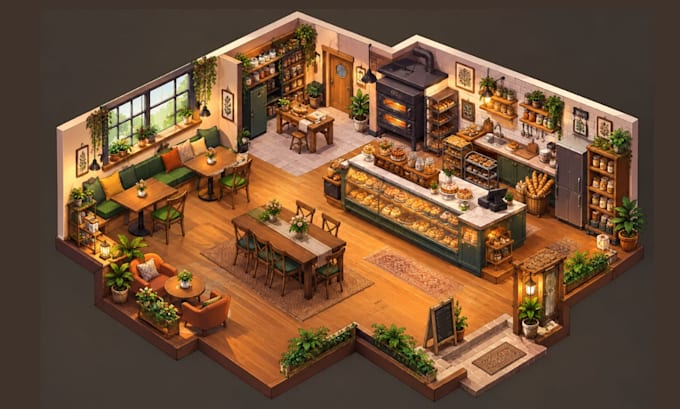 isometric pixel game asset pixel art tileset environment props pixel game art
