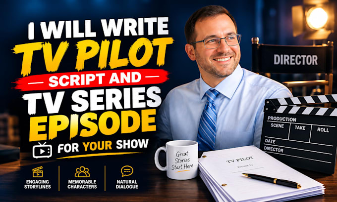 write TV pilot scripts and TV series episodes with strong dialogue