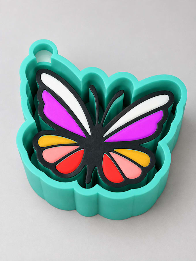 create a print ready candle mold stl for silicone casting