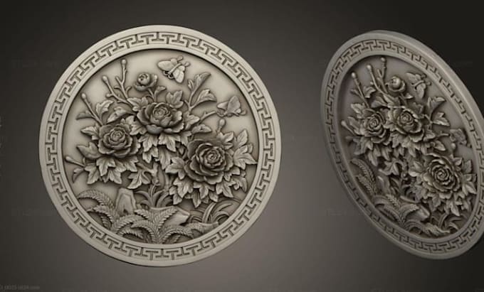 create detailed 3d bas relief models for cnc carving and 3d printing