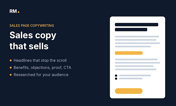 write persuasive sales page copy that converts