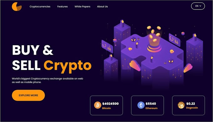 develop gift card trading app, digital wallet app, crypto exchange, dex website