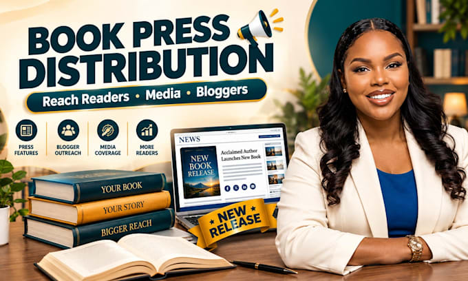 do book press release distribution to media outlets for author book publicity