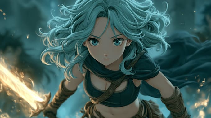 design anime characters with custom outfits