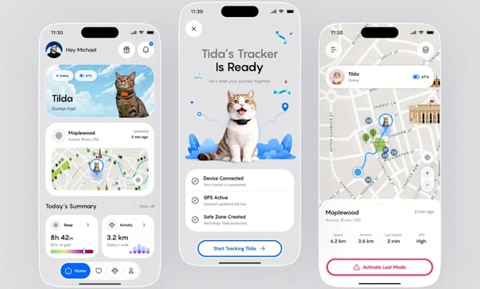 develop custom gps location tracking and geolocation mobile apps and tracker app