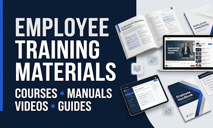create employee training course, training manual, training video, employee guide