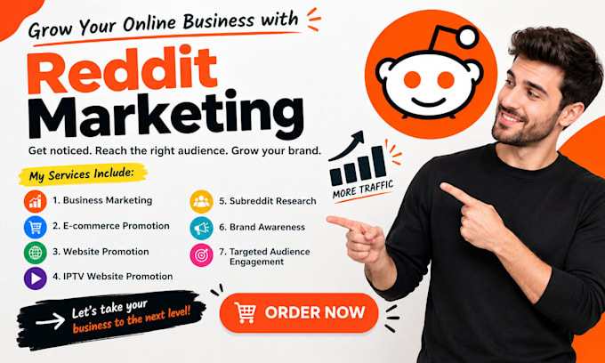 promote your ecommerce business website, iptv website with best reddit strategy