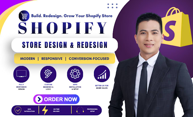 create a modern shopify store for your business