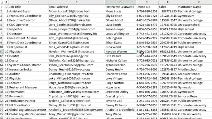 convert PDF tables and images into excel or google sheets