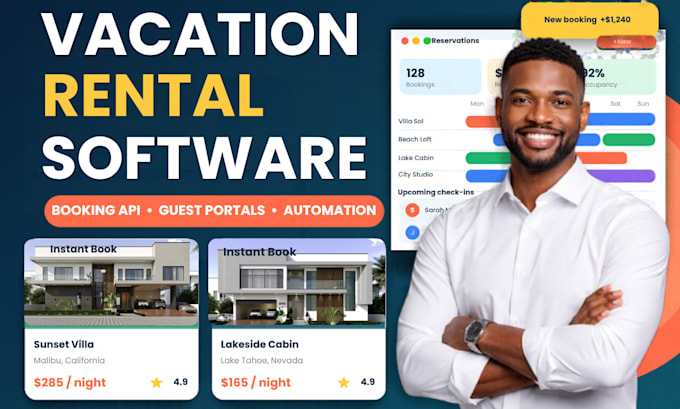 build vacation rental software and API integrations