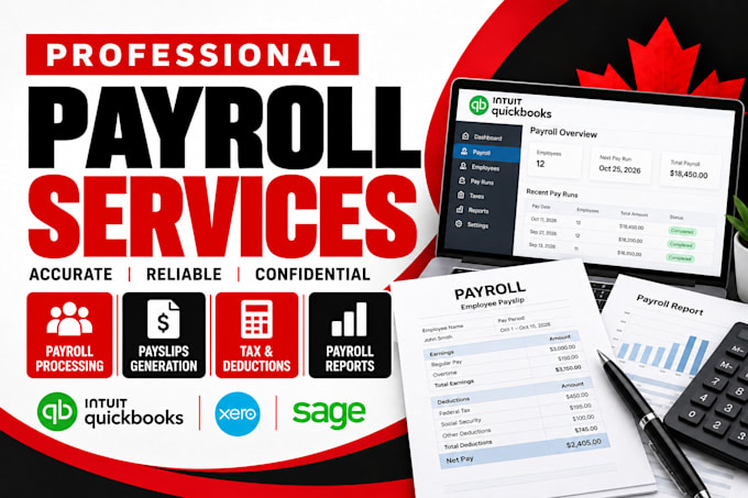 provide quickbooks payroll and bookkeeping support