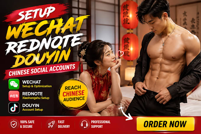 setup wechat, rednote, douyin and your chinese social account fast