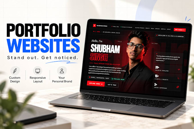 create stunning portfolio websites
