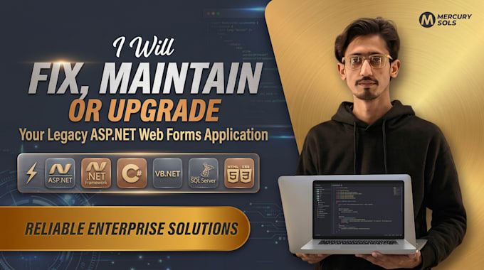 fix, maintain or upgrade your legacy asp net web forms application