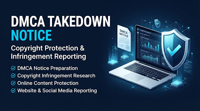 help you with dmca takedown notices and copyright protection