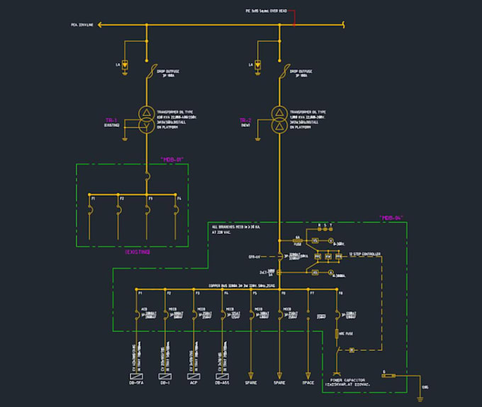 design layouts and autocad electrical drawings