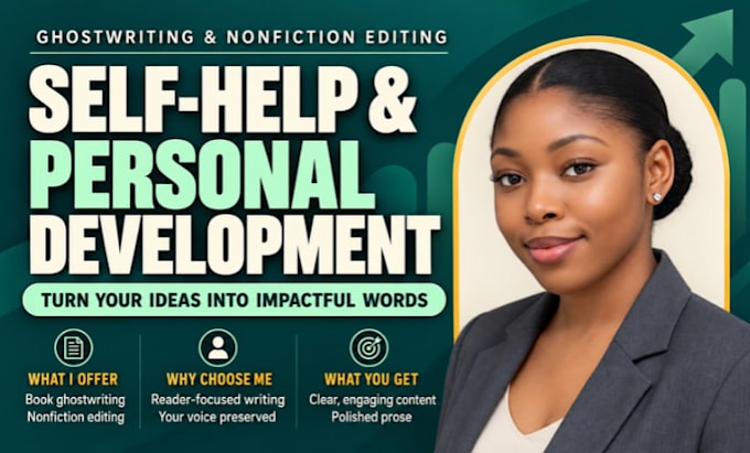 ghostwrite self help and personal development writitng and non fiction editor