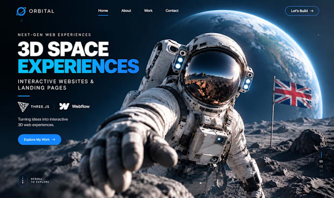 build luxury interactive 3d websites three js webgl webflow r3f scroll animation
