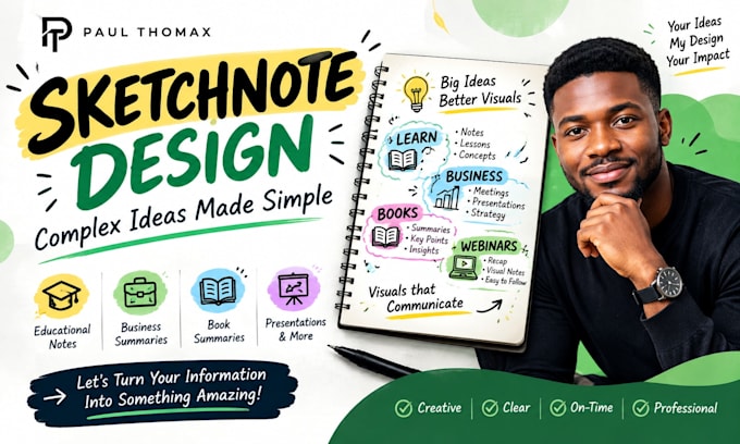create engaging sketch note and visual summaries for your ideas