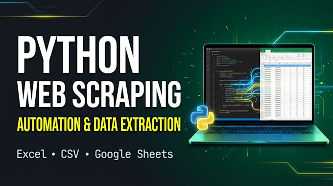 build a python script, web scraper or automation bot for your business