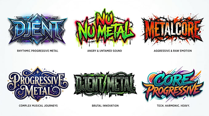 do technical progressive metal power metal melodic logo