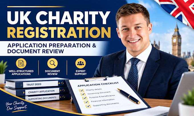 prepare your UK charity registration application