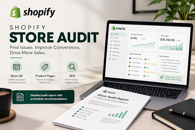 conduct comprehensive shopify store audit to boost conversion rates and sales