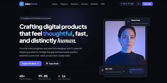 do portfolio websites for you