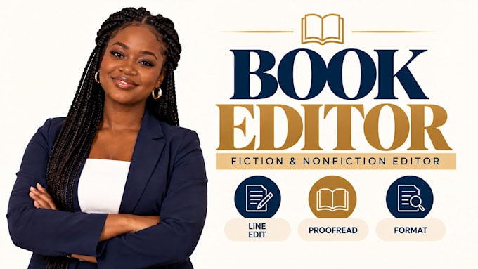 line edit, proofread, and format your fiction and non fiction book