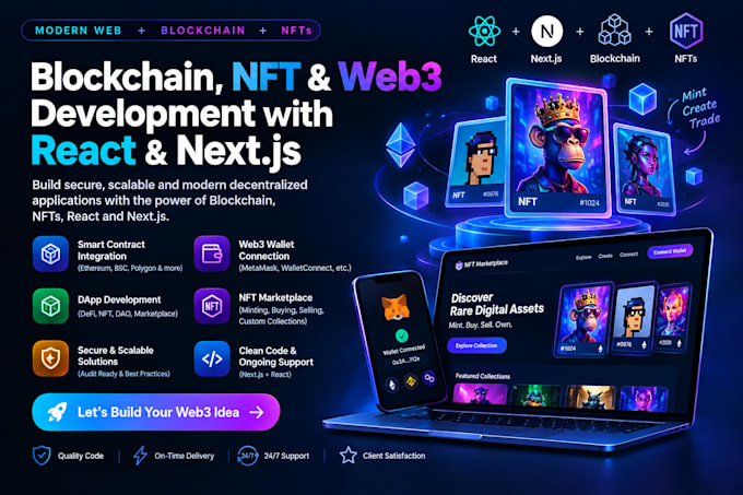 build a fullstack web3 dapp nft marketplace with nextjs