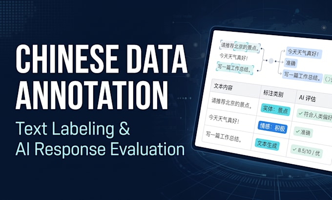 annotate chinese text and evaluate ai generated responses