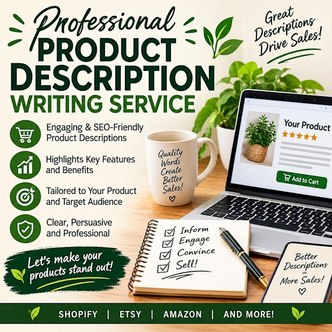 write engaging product description