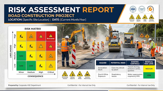 create professional hse risk assessments