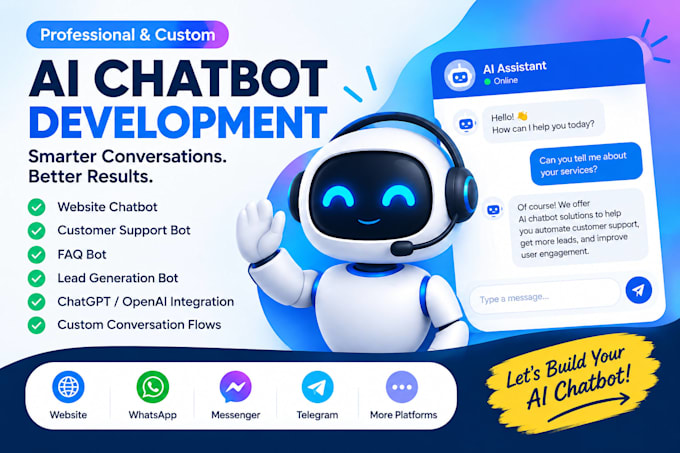 build an ai chatbot for your website and customer support