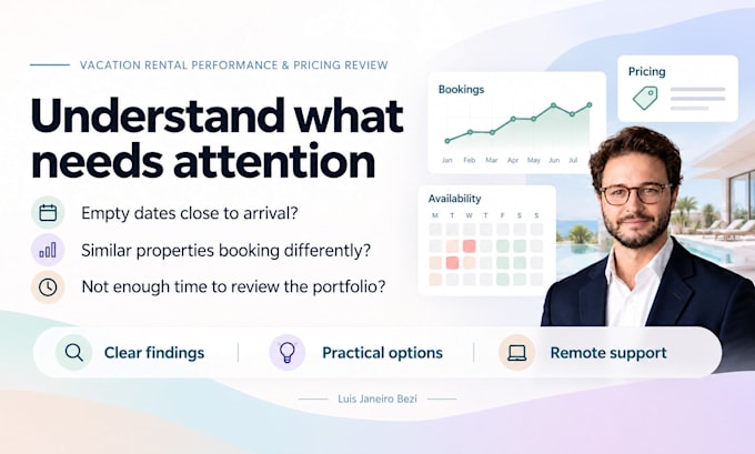 review your vacation rental performance and pricing