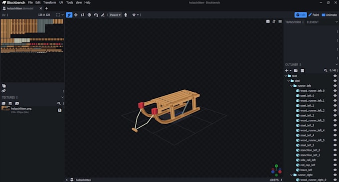 create custom minecraft models with textures and animations